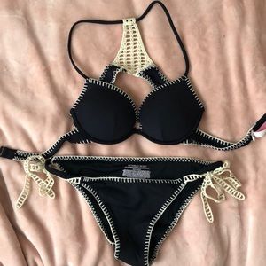Victoria’s Secret Swim Black Push Up Set